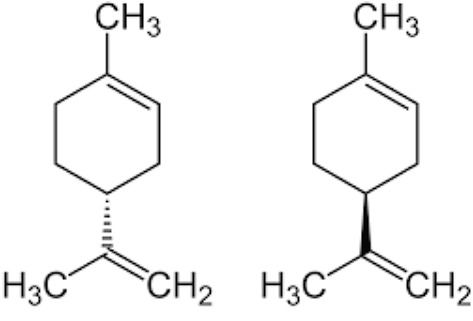 isomeros do limoneno