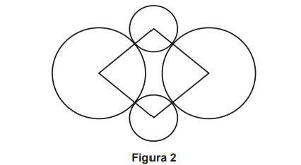 losango formado pela união dos centros de quatro circunferências_figura 2