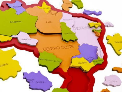 Mapa do Brasil Político e Escolar Edição Atualizada Tamanha Grande