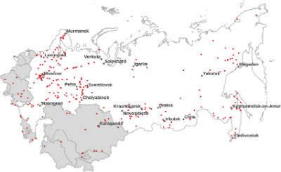 Mapa Gulag