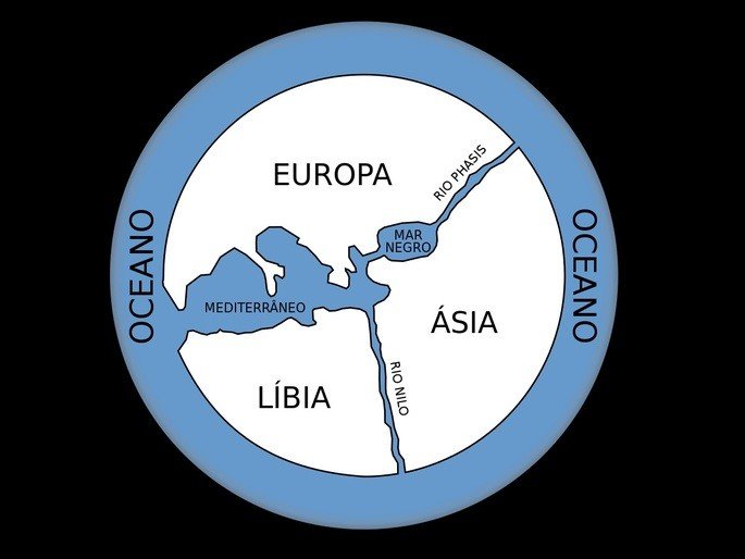 mapa mundo anaximandro