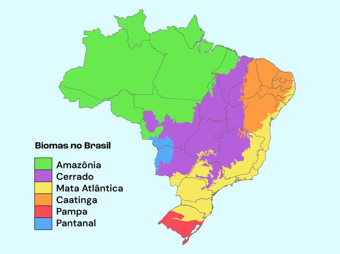 Mapa de Biomas do Brasil