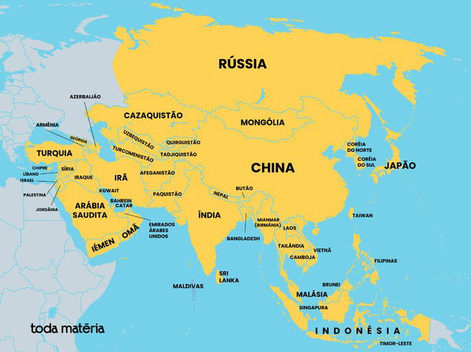 Países da Ásia