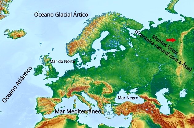 A Europa é aqui: mapa transformou o Rio no continente europeu