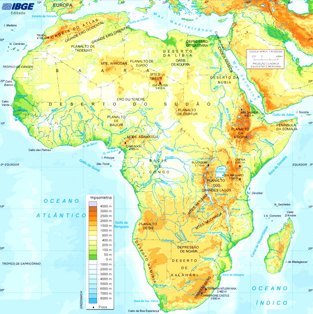 A Costa da Africa Oriental e as ilhas Comores