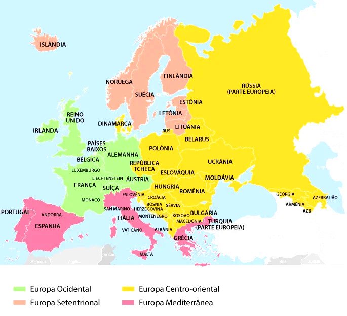 Mapa de Portugal: entenda como o país é dividido