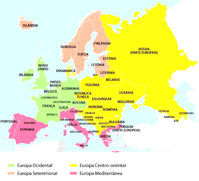 Mapa geográfico de Portugal: topografia e características físicas