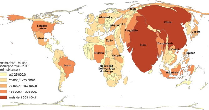 Todos os tipos de mapas e suas características