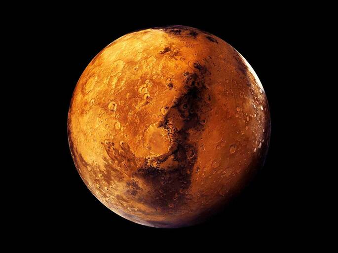 Planeta Marte - Rochoso