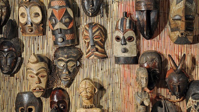 máscaras da áfrica