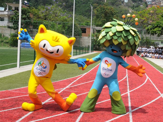 Mascotes dos Jogos Olímpicos e Paralímpicos 2014 no Rio de Janeiro