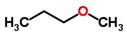 Estrutura molecular de metoxietano
