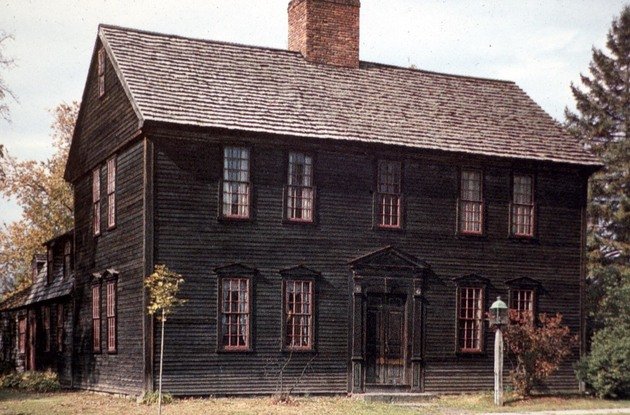 Пример типичного дома из колоний центра восточного побережья США