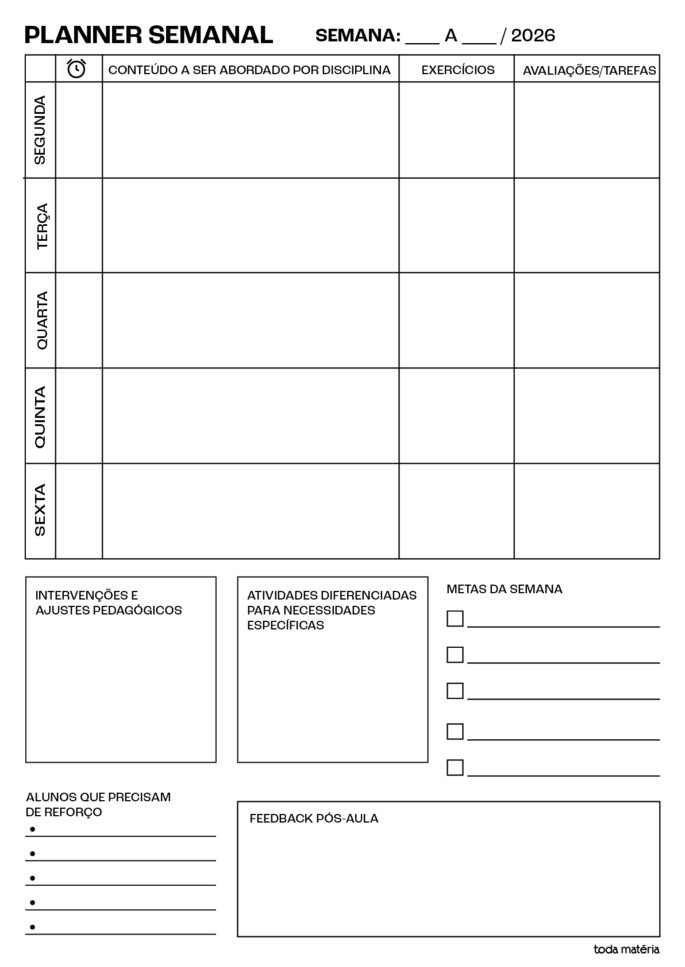 planner semanal de aulas para professores_vertical