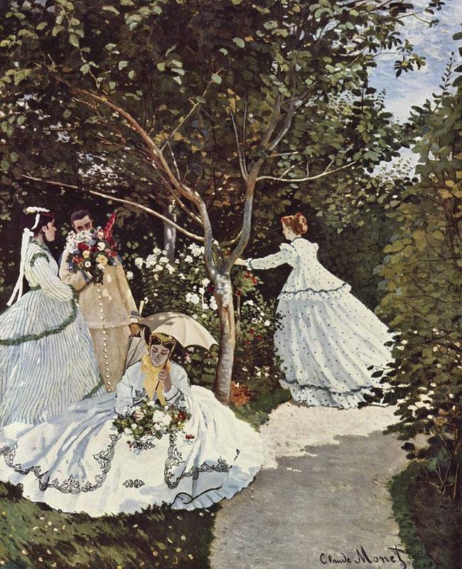 Mulheres no jardim, de Monet