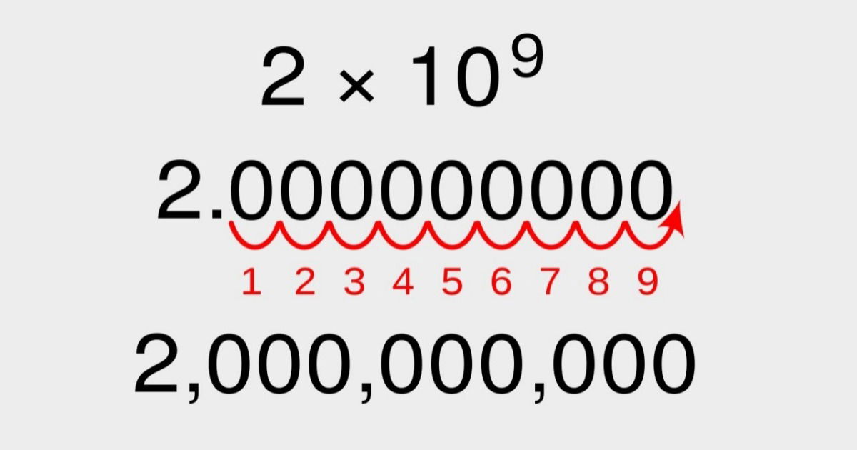 Exemplos De Numeros Em Notação Cientifica Novo Exemplo 3027