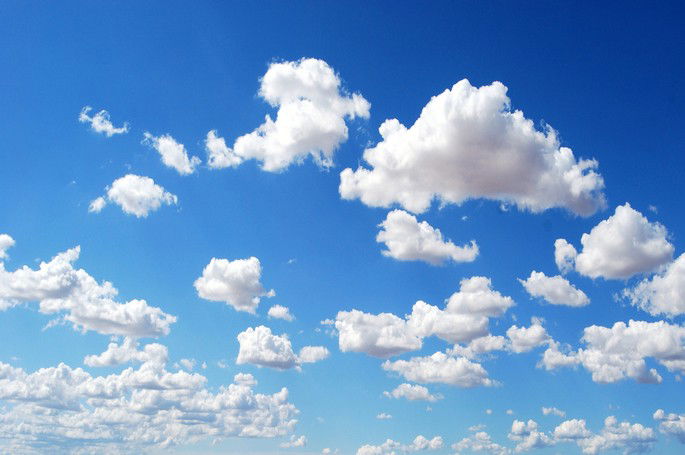Nuvens cumulus