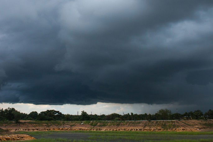 Nuvens Nimbostratus