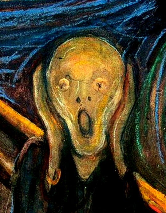 A versão LEGO de 'O Grito', a pintura icônica de Edvard Munch, parece mais  perturbadora do que a original