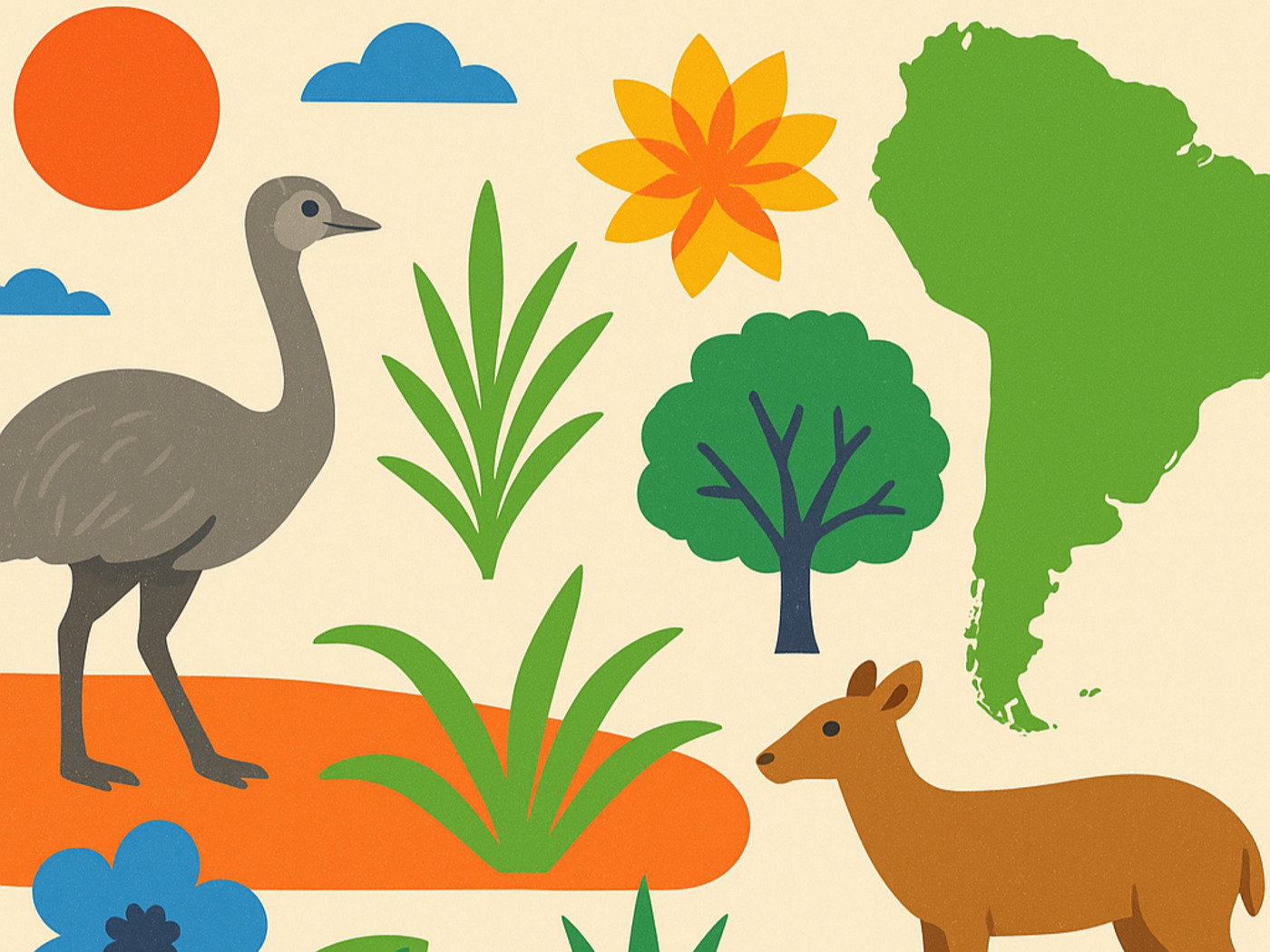 Pampa: características biológicas da fauna e flora do bioma - Toda Matéria
