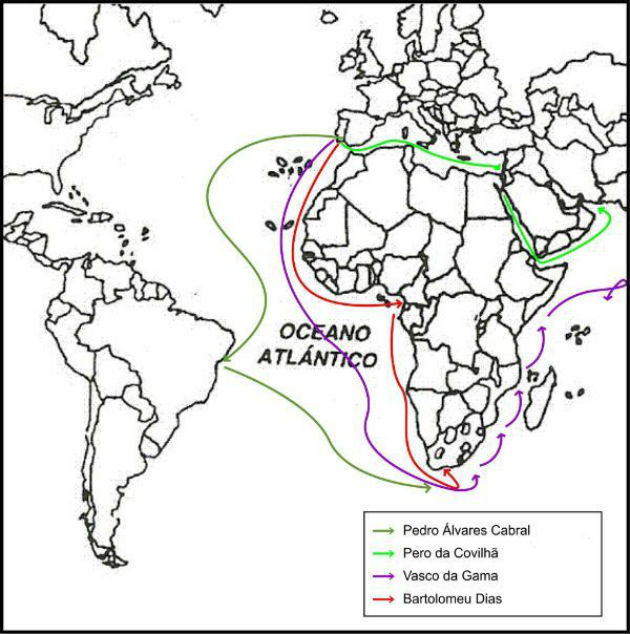 mapa rota de vasco da gama desenho - Pesquisa Google