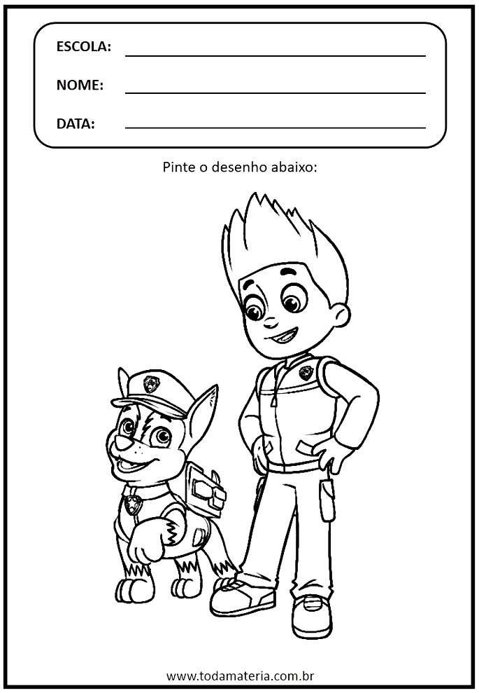 Atividades para educação infantil: Desenhos para colorir – Ver e Fazer