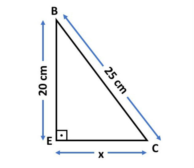 Ejercicio teorema de Pitágoras: medidas triángulo