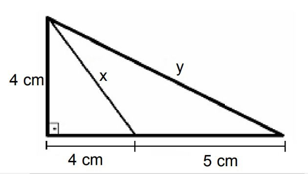 Ejercicios Teorema de Pitágoras: triángulos