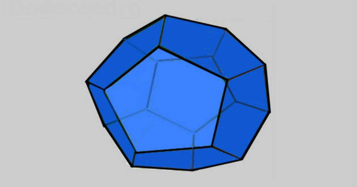 Processo de triangulação do poliedro planifi cado.