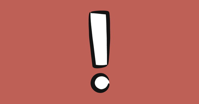 Ponto de exclamação ( ! ): quando usar?