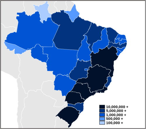 Questões de Geografia - Noções de relevo, clima, vegetação e