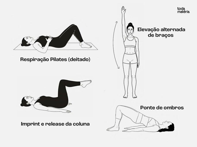 posicoes de pilates