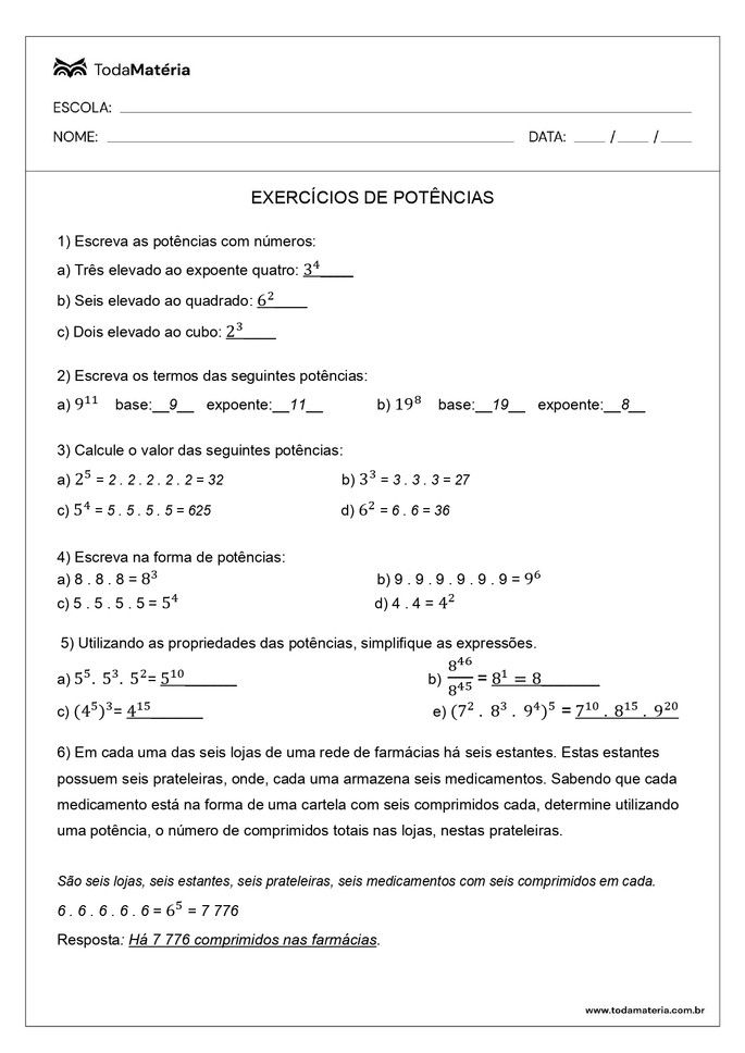 Sexto Ano Planilhas: Livros De Matemática