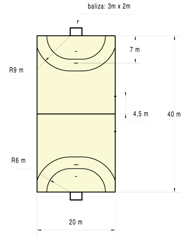 Quadra de Handebol