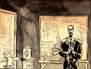 O Alienista, ilustração de história em quadrinhos