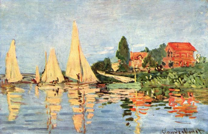 Regata em Argenteuil, de Monet
