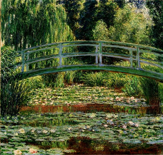 série de pintura Nenúfares, de Monet