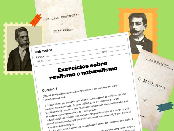 Questões comentadas sobre realismo e naturalismo (com gabarito)