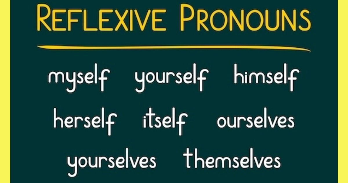 Reflexive Pronouns Pronomes Reflexivos em Inglês Toda Matéria