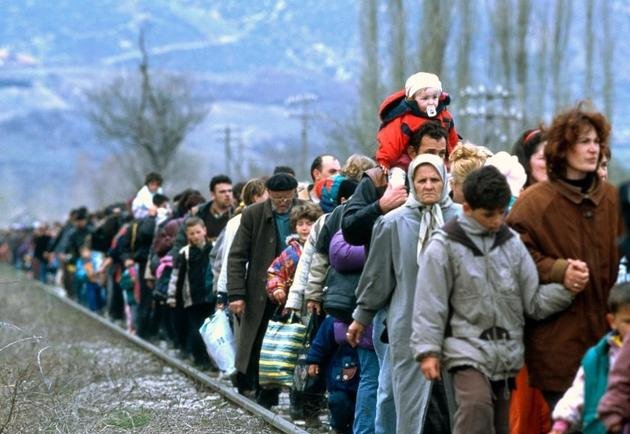 Deslocamento de sírios pela Europa