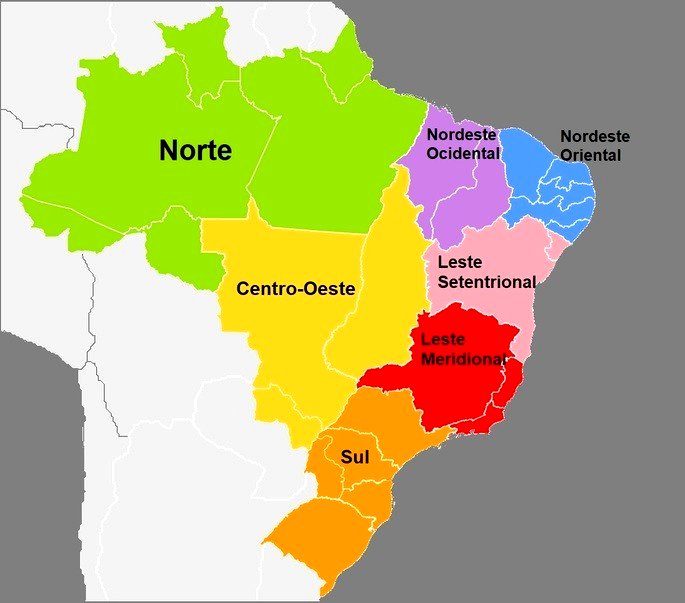 A divisão regional brasileira​ - Geografia - Ensino Médio 