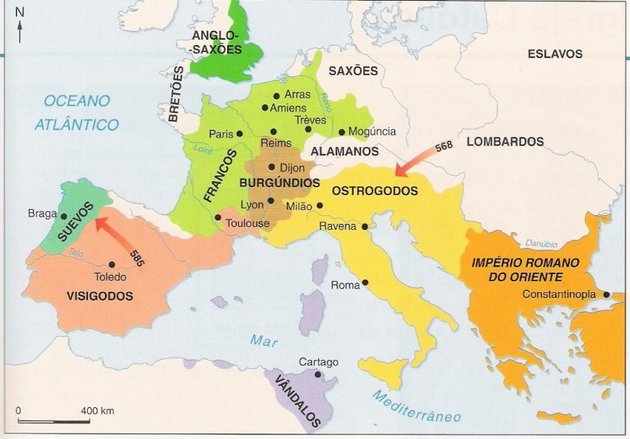 Formação dos reinos ocidentais – Inglaterra – Portugal – Espanha –