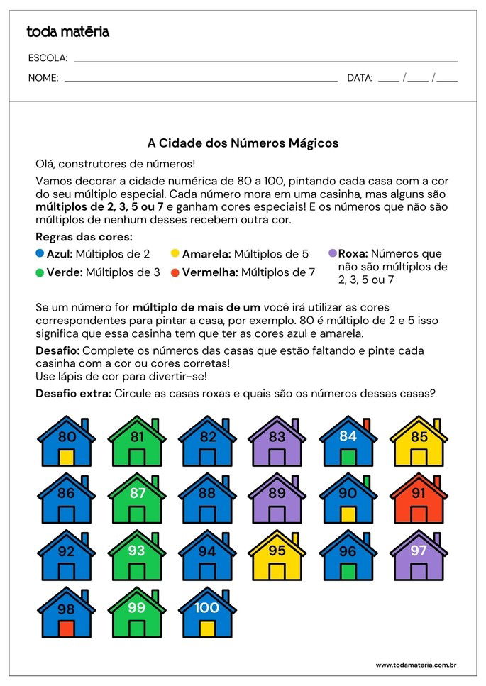 atividade de sequência numérica para educação infantil_folha de resposta 5