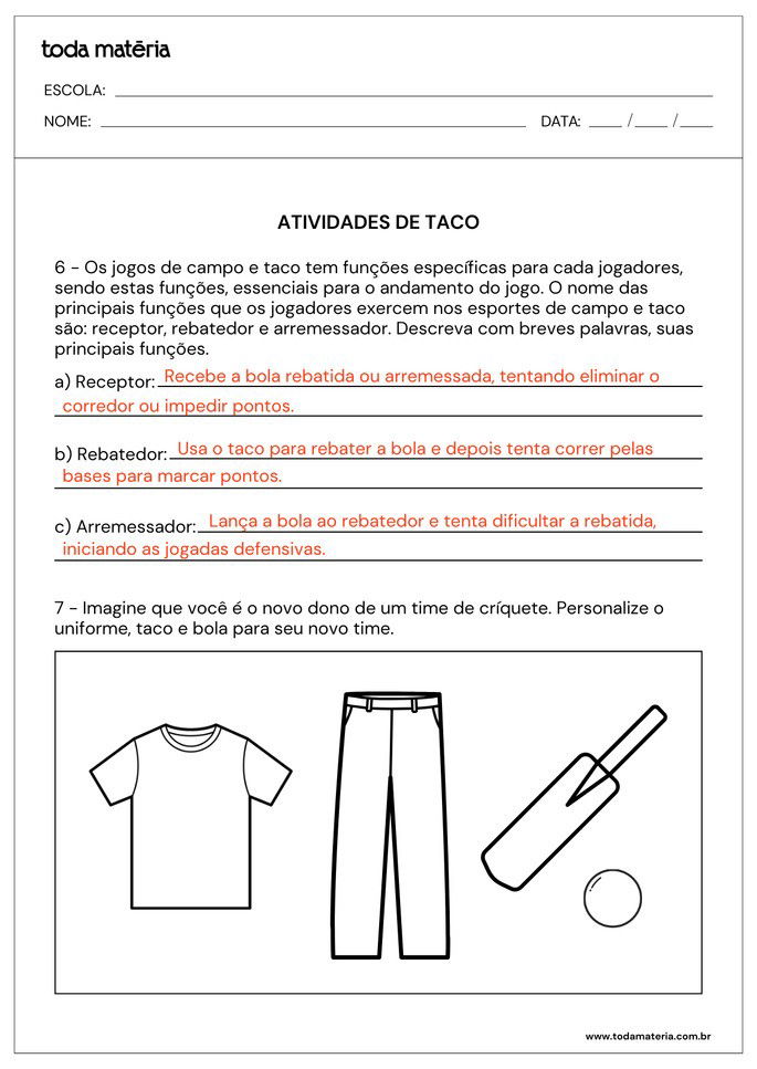 atividades de campo e taco 2 respostas