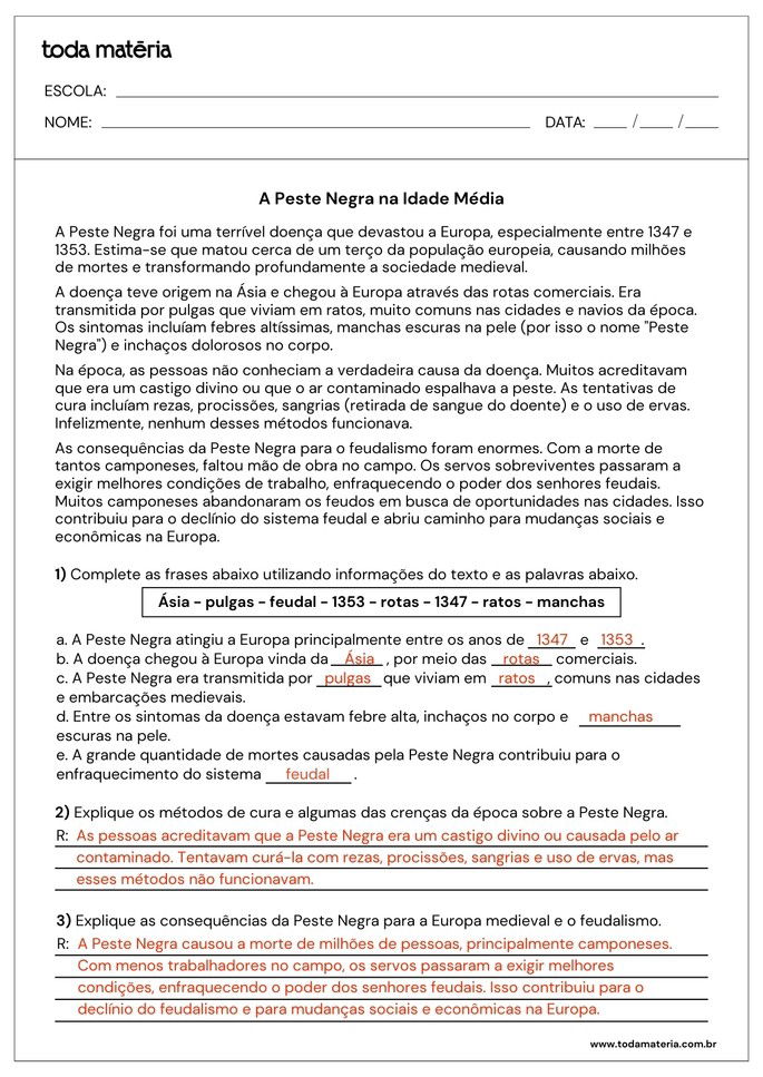 atividade sobre a peste negra na idade média_respostas