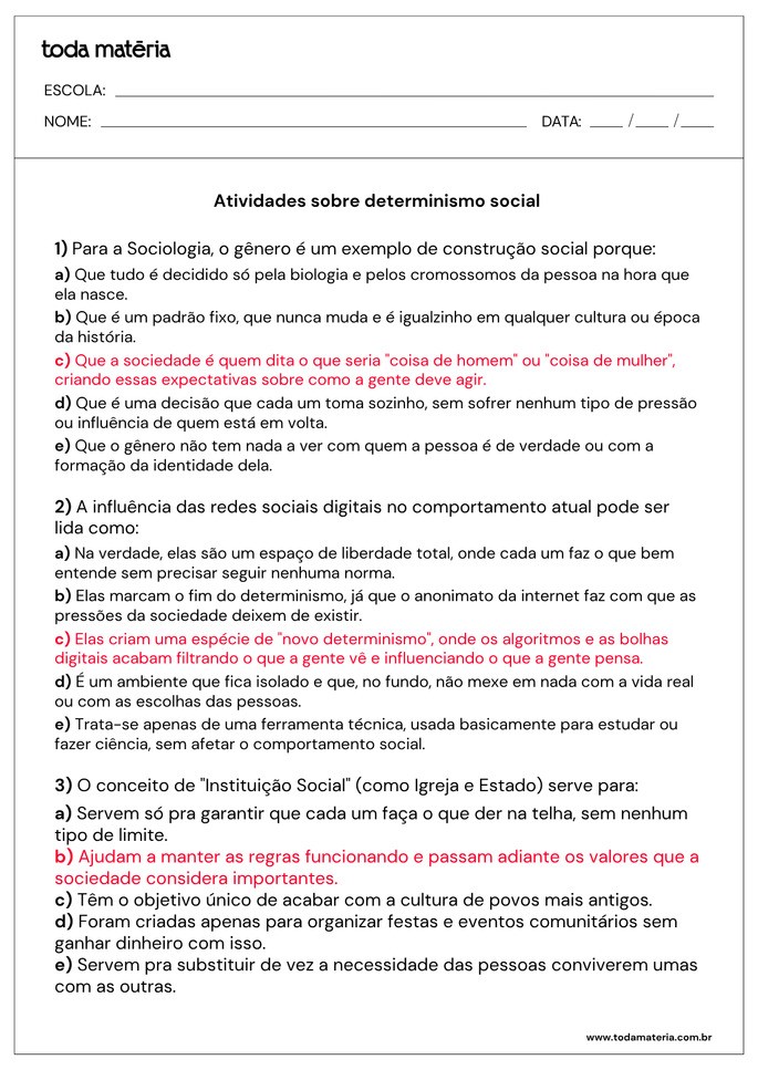 Folha de respostas 4.