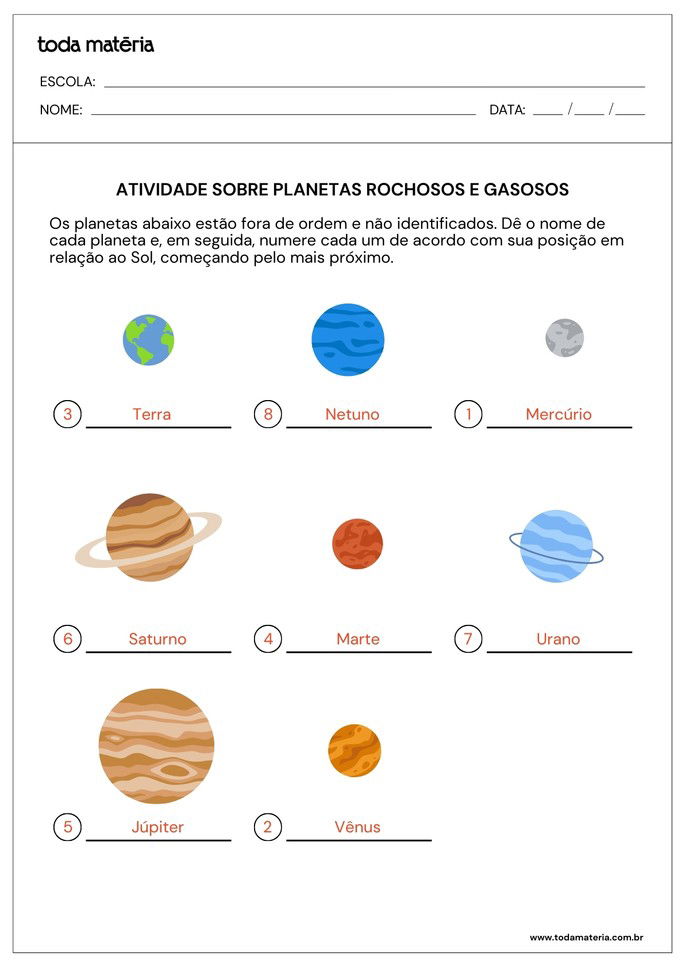 Identificação e ordenação de planetas rochosos e gasosos_respostas