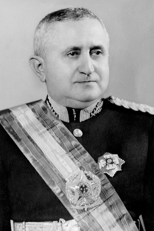 Retrado de Eurico Gaspar Dutra em 1948, então presidente do Brasil.