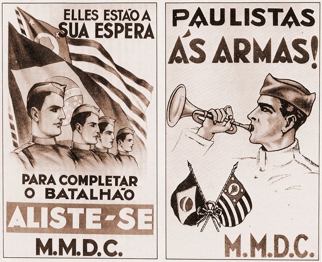 Cartazes da Revolução Constitucionalista