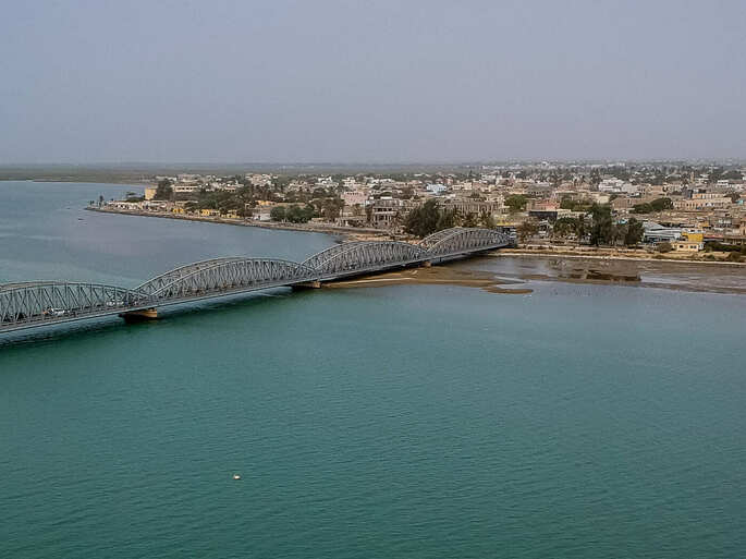Rio Senegal, em Saint Louis
